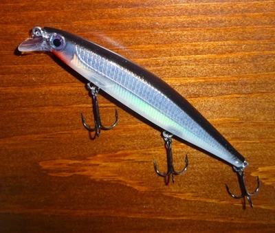 Rapala Shadow Rap Jerkbait, SDR-11, 4-3/8" de largo, 7/16 OZ., inmersiones 2'-4', plateado Foto 1 de 4