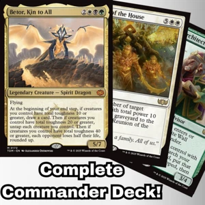 MTG Commander EDH Deck Betor, Kin to All 100 Magic Cards Custom Deck Toughness - Picture 1 of 10