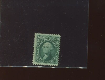 Scott 89 Var Washington E-Grill Unused Stamp with PSE Cert DEFECTIVE 'TAG' VAR.. - Image 1 of 3