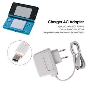 EU/US Plug Charger AC Adapter for Nintendo for 2DS/3DS/NDSI/3DSXL Power Adap-dx - Afbeelding 1 van 12