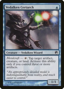 1x FOIL Vedalken Certarch SOM #052 MTG Magic English NM/Unplay common C card - Picture 1 of 1