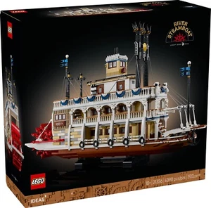 LEGO® IDEAS 21356 vapor de rueda de río - NUEVO Y EMBALAJE ORIGINAL - - Imagen 1 de 7