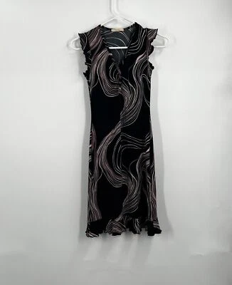 Vestido para mujer de colección Y2k Fairy Whimsigoth rosa negro dobladillo de lechuga caprichoso Fairygoth Foto 1 de 4