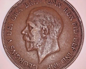 1936 Georgivs V Great Britain One Penny Cent Coin - Picture 1 of 4