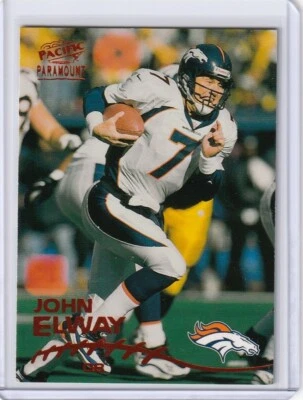 1998 Pacific Paramount Copper John Elway #67 HOF - Image 1 of 2