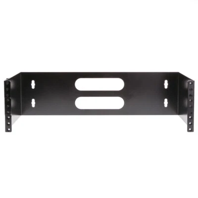 3U Hinged Wall Mount Bracket, Depth 5.8 in for Patch Panels and Networking - Image 1 of 4