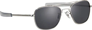 Humvee New Military Pilot Sunglasses HMV-52B-SILVER - Picture 1 of 1