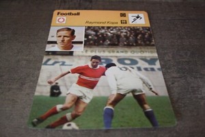 cards card vintage "encounter editions" 1977) RAYMOND KOPA / REIMS