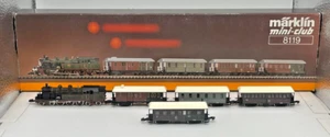 Märklín Mini-Club 8119 Royal Prussian Steam Loco & Passenger Set Z Marklin (B) - Picture 1 of 17