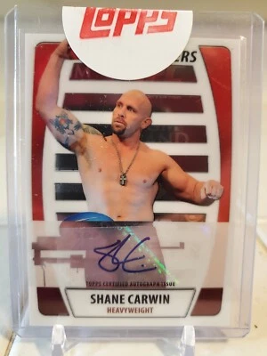 2011 Topps Chrome UFC Auto Signatures SHANE CARWIN #CA-SC Autograph Card #/188 - Image 1 of 2