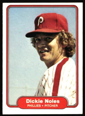 1982 Fleer Dickie Noles #253 Philadelphia Phillies - Image 1 of 2