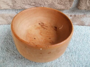 CUENCO DE MADERA PEQUEÑO VINTAGE HECHO A MANO TORNEADO A MANO 4-1/2" DIÁMETRO - Imagen 1 de 15