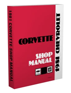 Chevrolet Chevy 1981 Corvette Shop 81 manual libro de servicio de reparación incluye cableado - Imagen 1 de 2