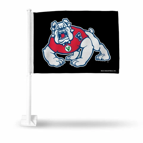 Fresno State Bulldogs 11x14 Window Mount 2-Sided Car Flag Cover