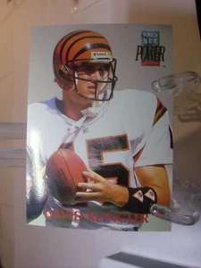 1992 Pro Set Power Football #300 - David Klingler RC Cincinnati Bengals 92-1196 - Picture 1 of 2