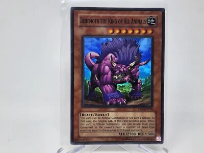 YuGiOh Behemoth the King of All Animals DR3-EN134 Super Rare NM - Image 1 of 2
