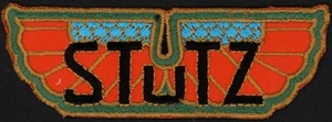 Vintage uniform patch STUTZ automobiles die cut unused new old stock n-mint+ - Picture 1 of 3