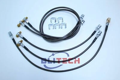 Stainless Brake Line Fit 2001-2007 02 Chevrolet 2500HD/3500Silverado/Sierra GMC Foto 1 de 4
