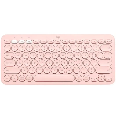 Teclado Bluetooth Multi-Dispositivo Logitech K380 Rosa en español (ñ) - Imagen 1 de 4