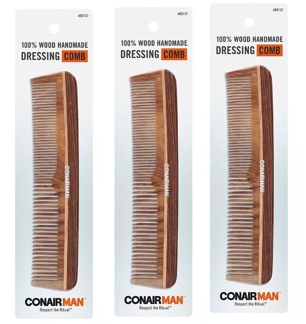 Conair Man 100 Wood Dressing Comb