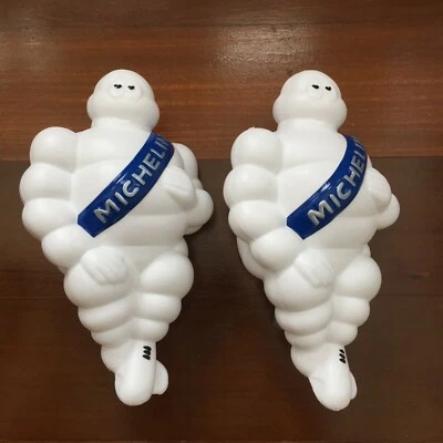 michelin man  10"x 2 bibendum figure doll blue truck decorate advertise tire - Image 1 of 4