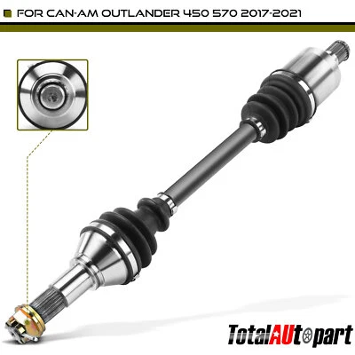 Nuevo conjunto de eje CV para Can-Am Outlander 450 Outlander 570 2017-2021 trasero izquierdo Foto 1 de 4