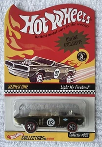 HOT WHEELS RLC RED LINE CLUB SERIES ONE LIGHT MY FIREBIRD ONLINE EXCLUSIVE #9238 - Picture 1 of 15