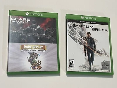 Gears of War Ultimate Edition Rare Replay & Quantum Break Game Bundle - Tested - Image 1 of 4