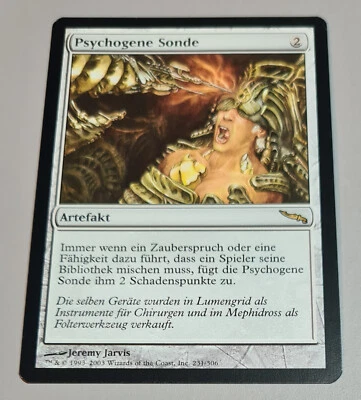 Psychogene Sonde # 231/306 (Psychogenic Probe) Rare MTG MIRRODIN 2003 DE Mint - Bild 1 von 4