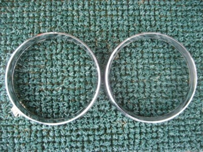 1965 Mercury Headlight Chrome Bezels rings Monterey Montclair C5MB-13052  RH - Image 1 of 4