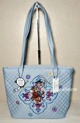 Bolso de Mano Pequeño Vera Bradley X Disney Pixar Toy Story Cartera Andy Room Azul Claro Foto 1 de 4