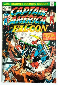 CAPTAIN AMERICA # 167 - (1973) MARVEL COMICS - YELLOW CLAW APPEARANCE - Picture 1 of 2