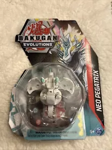 BAKUGAN Evolutions: Haos / Figura Bakugan NEO PEGATRIX bianca con carte e nuclei - Foto 1 di 4