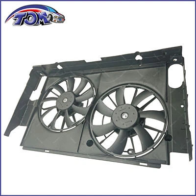Dual Radiator Cooling Fan Assembly for Toyota RAV4 L4 2.5L 2013-2019 163610V330 - Image 1 of 4
