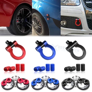 Set Towing Hook+Tire Valve Caps+Quick Release Fasteners For BMW 2 4 Series 2014+ - Picture 1 of 17