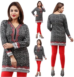 Unifiedclothes Kurti Damen Kleid ethnisch ethnisch Kleidung Damen Kleidung Top 40A - Bild 1 von 8