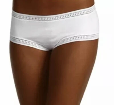OnGossamer White Cabana Cotton Boyshort Women's Size Medium L128714 - Image 1 of 4