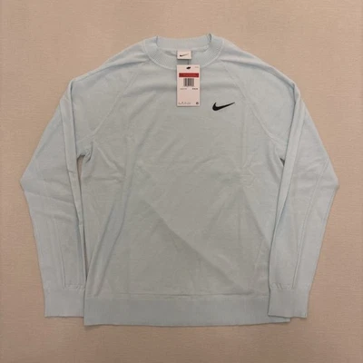 Nike Tour Golf Knit Sweater Mens Large Glacier Blue FQ8832-474 - Image 1 of 4