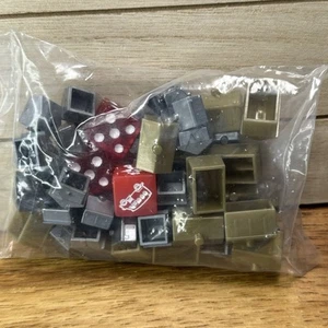 Monopoly Championship Edition 2009 Replacement Hotels Houses Dice Die New Pack - Picture 1 of 4