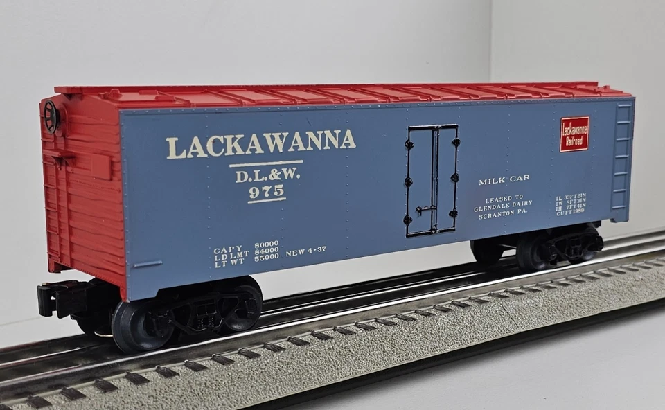 KMT/ Franks Roundhouse Lackawanna Railway DL&W 975 Milk Reefer O Gauge NOS NEW - Image 1 of 4