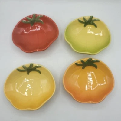 Juego de 4 cuencos de inmersión WILLIAMS SONOMA Boxcar Willies HEIRLOOM TOMATO  Foto 1 de 4