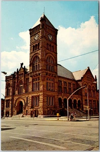 Postkarte Wells County Court House Bluffton IN Indiana unbesendet unbenutzt - Bild 1 von 2