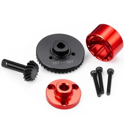 1Set Large Angle Spiral Bevel Gear 39T/15 For Traxxas 1/16 Mini E-Revo E Upgrade - Image 1 of 4