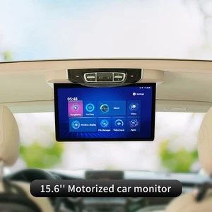 For Mercedes Benz V220 Car TV Roof Flip Down Monitor HDMI Video WiFi Mirror Link - Picture 1 of 7