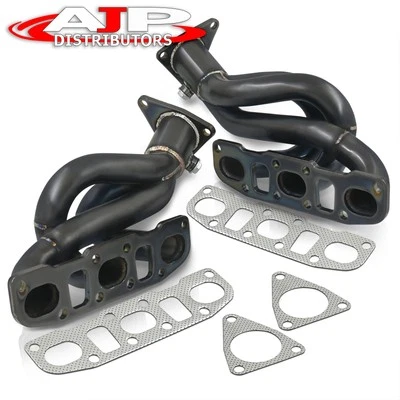 Gunmetal Header Manifold For 2009-2020 Nissan 370Z G37 VQ37 / 07-08 350Z VQ35HR - Image 1 of 4