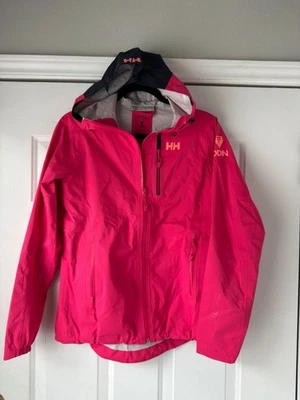 Chaqueta cortavientos con capucha para mujer Helly Hansen Odin - Rosa - XS/TP usada en excelente estado Foto 1 de 3