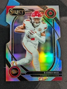 2024 Select Rashee Rice Club Level Silver Prizm Die-Cut Chiefs - Picture 1 of 2