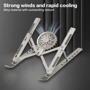 With Fan Laptop Bracket Notebook Computer Cooling Pad 16-18 Inch Tablet Laptop - Afbeelding 1 van 16