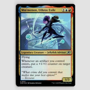 Mm'menon, Uthros Exile (Foil)  - EOE #221 Uncommon - NM Edge of Eternities - Picture 1 of 2