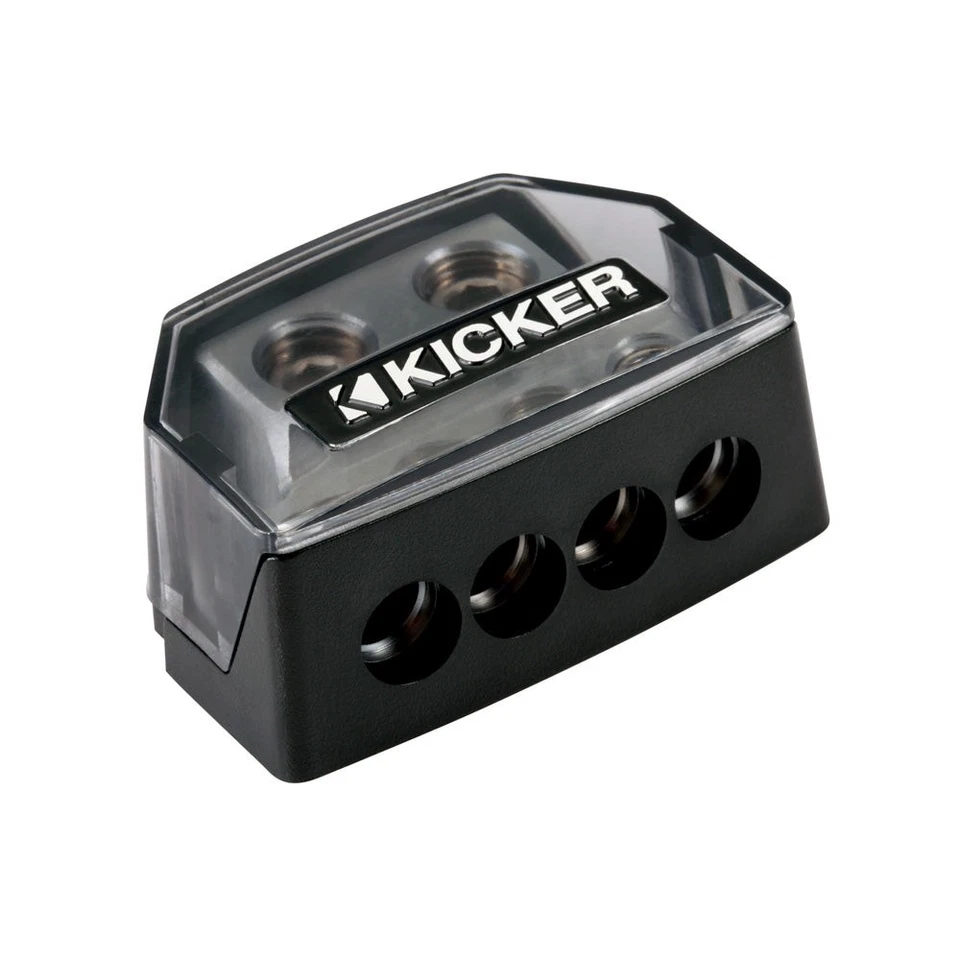 KICKER KA46DB4 - Car Audio Ground Distribution Block 1/0-8AWG in 4-8AWG out